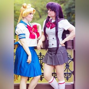 Rei Hino Sailor Mars Moon School Uniform Cosplay Costume